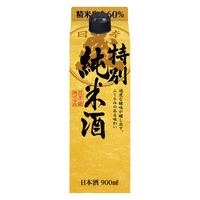 日本盛 特別純米酒 パック 900ml 1本 日本酒 - アスクル