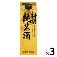 日本盛 特別純米酒 パック 900ml 3本 日本酒