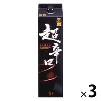 日本盛 超辛口 2L パック 3本　日本酒