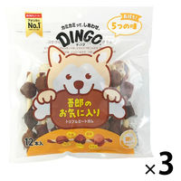 ディンゴ トリプルミートガム 小型～大型犬用 12本入 1セット（1袋×3）スペクトラムブランズジャパン 犬用 おやつ