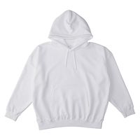 CROSS&STITCH レギュラーウェイトビッグシルエットプルパーカー 長袖 メンズ ホワイト BP2281-1-XL XL 無地 1枚（直送品）