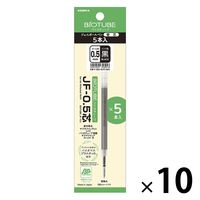 ゼブラ バイオチューブ JF-0.5芯 黒5本入 P-BIO-RJF5-BK5 1セット（5本入×10）
