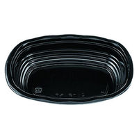 エフピコチューパ CYー丼 小判中 黒 本体 CP520287 1袋(50枚)