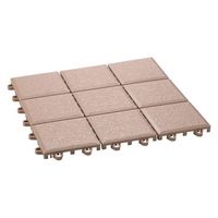 ワタナベ工業 システムエコタイル 30X30cm サンドベージュ EJ-302 1セット(30枚)（直送品）