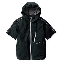 GG（ジージー） ＥＦ半袖ブルゾン ブラック L  0129-01　1着　「服単品」（直送品）