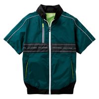 GG（ジージー） ＥＦ用半袖ブルゾン ダークＧ L  8329-01　1着　「服単品」（直送品）