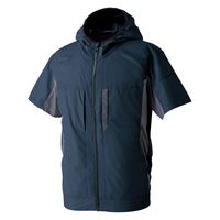 桑和（SOWA） ＥＦ半袖ブルゾン ネイビー LL  8349-01　1着　「服単品」（直送品）