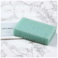 海綿状圧縮スポンジ（小）ブルー BT-651052-1B 1セット（2100個）（直送品）