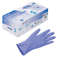 【使いきりニトリル手袋】 宇都宮製作 Pro+ニトリルスムース アクアブルー S NBR0356PF-BBS 1箱（200枚入）