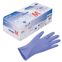 【加硫促進剤フリー】宇都宮製作 Pro＋ニトリルスムース アクアブルー（200枚入）