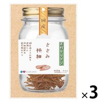 プラスラブ 素材キッチン 無添加 鶏ささみ 極細 国産 60g 1セット（1袋×3）ドッグフード 犬用 おやつ