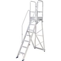 ピカコーポレイション PiCa 折りたたみ式作業台DWR型 2.1m 手すり付き(H:1100mm) DWR-210A11H 1台（直送品）