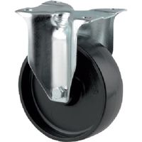テンテキャスター プレート式キャスター"ALPHA(ナイロン車) φ100 固定式 3478POR100P62 1個 255-9005（直送品）
