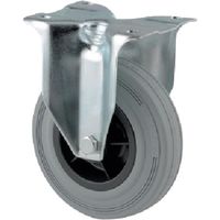 テンテキャスター プレート式キャスター"ALPHA(タイヤ痕レスタイプ) φ100 固定式 3478PIO100P62 1個（直送品）