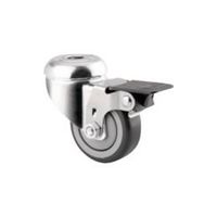 ボルト穴式キャスター"AGILA(ポリウレタン車) φ50 自在式(ホイールロック付) 2475UAP050P30-11 1個（直送品）
