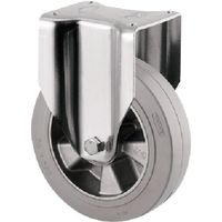 テンテキャスター 重荷重用キャスターZETA(ゴム車・タイヤ痕レスタイプ) φ125 固定式 4688IFP125P63 1個（直送品）