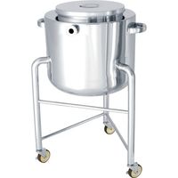 MONOVATE 鏡板型耐圧ジャケット汎用容器 断熱槽・脚付 35L DT-ST-TJJ-L-36 1個 364-2717（直送品）