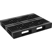 日本プラパレット NPC プラスチックパレットAZFDー1210EーRR 片面四方差し 黒 AZFD-1210E-RR 1枚（直送品）