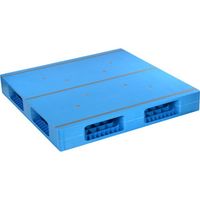 日本プラパレット NPC プラスチックパレットAZFRー1111FE 両面四方差し ブルー AZFR-1111FE 1枚 432-8324（直送品）