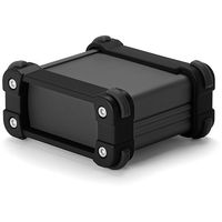 タカチ電機工業 タカチ コーナーガード付アルミケースアルミパネルタイプ EXP30-14-40BB 1台 531-7763（直送品）