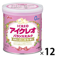 【0ヶ月から】アイクレオ バランスミルク 320g 1セット（1缶×12） 江崎グリコ