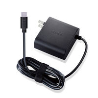 ノートPC用ACアダプター パソコン充電器 65W USB-C PD対応 2ｍ 黒 ACDC-PD0465BK エレコム 1個（わけあり品）