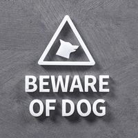 SignJapan ピクトサイン [BEWARE OF DOG] TYPE1