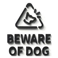 SignJapan ピクトサイン [BEWARE OF DOG] TYPE2