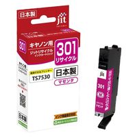 ジット キヤノン（Canon）用 リサイクルインク JIT-C301M マゼンタ BCI-301M対応 1個