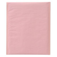 【クッション付封筒】緩衝材付宅配ペーパーバッグ W240×H275mm ピンク 1袋（10枚入）ヘッズ MGP-TBP2