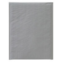 【クッション付封筒】緩衝材付宅配ペーパーバッグ W290×H360mm グレー 1セット（100枚）ヘッズ MWG-TBP1