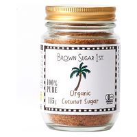 有機ココナッツシュガー 瓶タイプ115g 1個 ブラウンシュガーファースト オーガニック 砂糖