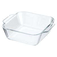 武田コーポレーション 耐熱ガラスグリルプレート 550mlスクエア DCGGP-SQ550 1箱(24個入)（直送品）