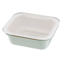 武田コーポレーション ふた付き積み重ねできるザル付きボウルM FTKB-24 1箱(12個入)（直送品）