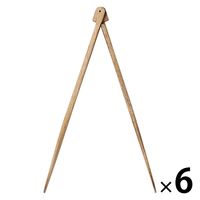 無印良品 アカシア たためるトング 約長さ22cm 1セット（1個×6） 良品計画
