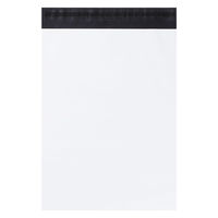 【宅配袋】アスクル 現場のチカラ ビニール宅配袋 白 大サイズ 封かんシール・開封ミシン目付 1セット（100枚入×5） オリジナル