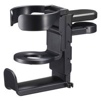 サンワサプライ  ドリンクホルダー付ヘッドホンフック PDA-STN71BK（直送品）