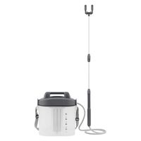 アイリスオーヤマ 噴霧器 電池式 電動 雑草対策 害虫対策 水やり 4L タンク 園芸 消毒 電池式噴霧器 ツインノズル IR-4W ダークグレー（直送品）