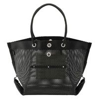 アイリスオーヤマ メッシュツールバッグ ブラック TLB-M5241 1個