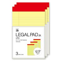 伊東屋 リーガルパッドJr. 横罫 LPS3 1セット(1パック(3冊)×10)