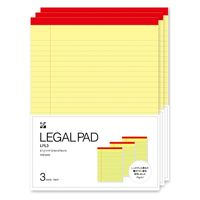 伊東屋 リーガルパッドL 3冊パック 横罫 LPL3 1セット(1パック(3冊)×10)