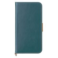 PGA iPhone12 mini用 フリップカバー PUレザーダメージ加工