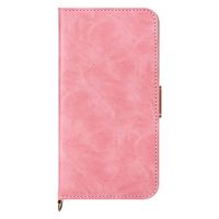 PGA iPhone12Pro Max用 フリップカバー PUレザーダメージ加工 ダスティピンク PG-20HFP03PK 1個