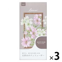 ルーノ リキッド ディフューザーウッド ホワイトムスク DH521 80ml 1セット（1個×3） カーメイト
