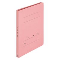 プラス 紙製ファイル フラットファイル 年組氏名 B5 タテ ピンク 79528 1箱(1袋(10冊入)×10)
