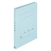 プラス 紙製ファイル フラットファイル 年組氏名 B5 タテ ロイヤルブルー 79521 1箱(1袋(10冊入)×10)