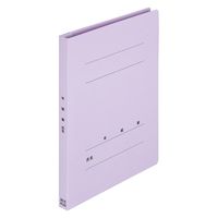 プラス 紙製ファイル フラットファイル 年組氏名 B5 タテ バイオレット 79522 1袋(10冊入)