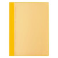 プラス クリアファイル 通知表ファイル A4 6ポケット タテ入れ イエロー 79874 1箱（1袋（10冊入）×10）