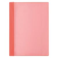 プラス クリアファイル 通知表ファイル A4 6ポケット タテ入れ レッド 79876 1箱(1袋(10冊入)×10)