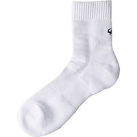 Phiten(ファイテン) スポーツソックス(2足セット) セミロング 27-29cm ホワイト AL943275 1セット(2足入)（直送品）